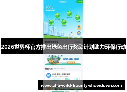 2026世界杯官方推出绿色出行奖励计划助力环保行动